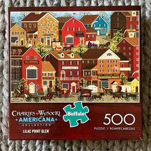 💫NWOT💫 Charles Wysocki “Lilac Point Glen” 500 piece Americana puzzle